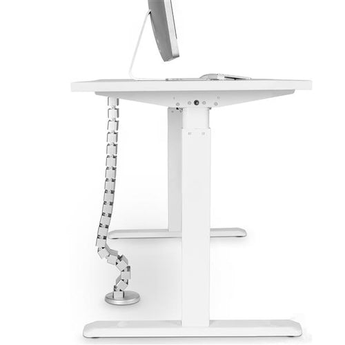 CABLE MANAGEMENT SPINE VERTICAL WIRE ORGANIZER FOR ADJUSTABLE DESK