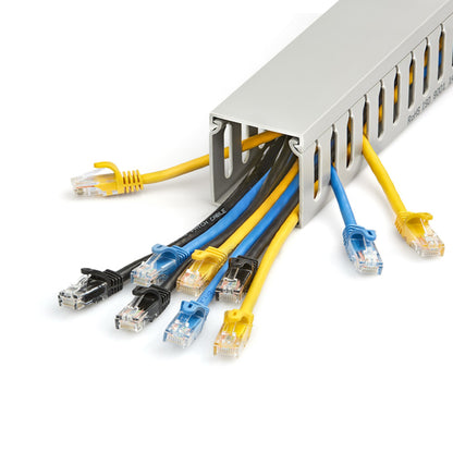 SLOTTED CABLE RACEWAY W/ COVER OPEN SLOT CABLE MANAGEMENT DUCT