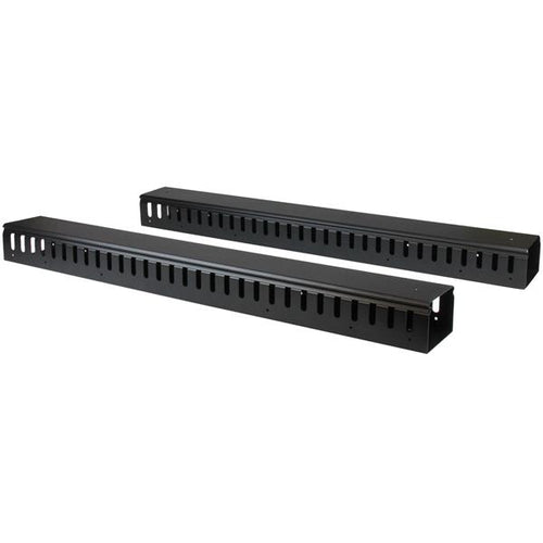CABLE MANAGEMENT DUCT 6FT SERVER RACK VERTICAL FINGER SLOT