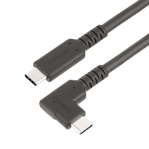 RUGGED RIGHT ANGLE USB-C CABLE USB C TO C CABLE - 90 DEGREES