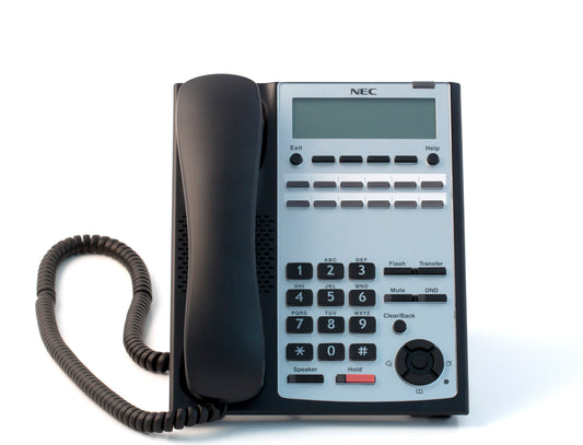 BE110270 12-Button Full-Duplex Tel BLACK