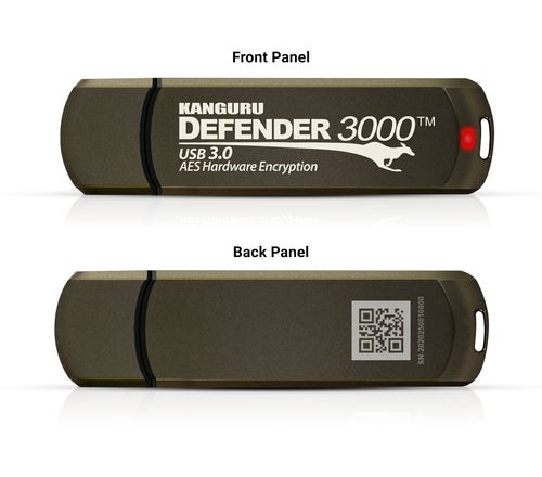 16GB DEFENDER 3000 FLASH DRIVE FIPS 140-2 ENCRYPTED FLASH DRIVE
