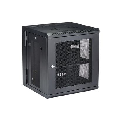 WALL MOUNT NETWORK CABINET 12U HINGED SERVER RACK ENCLOSURE