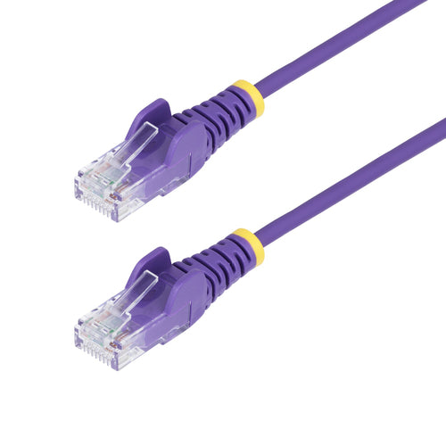 SLIM CAT6 CABLE PURPLE LSZH SLIM SNAGLESS RJ45 UTP PATCH CABLE