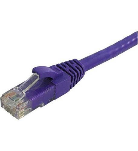 PATCH CORD CAT6 BOOT 7' PURPLE