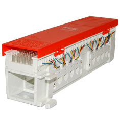 66 WIRING BLOCK- 12-JACKS- 8P8C
