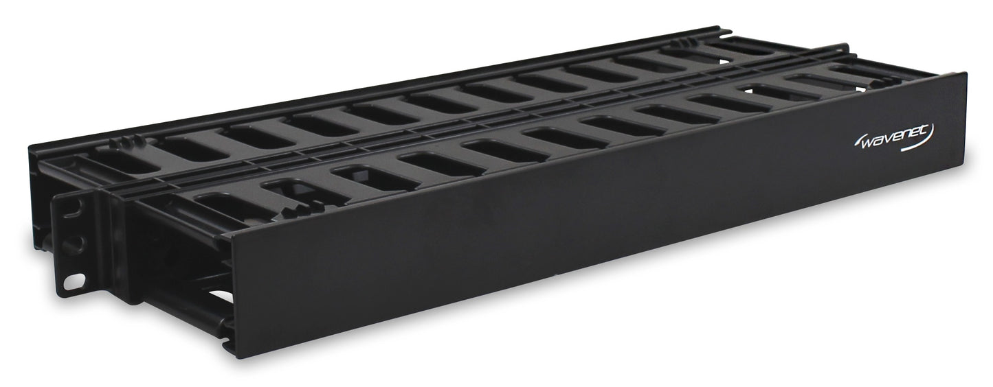 HORIZONTAL CABLE MGR 1U DOUBLE SIDE
