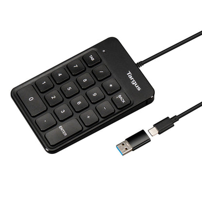 USB-C/A WIRED NUMERIC ECOSMART KEYPAD BLACK