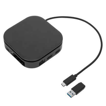 USB-C UNIVERSAL DUAL HD DOCKING STATION WITH 80W PD PASS-THRU BLA