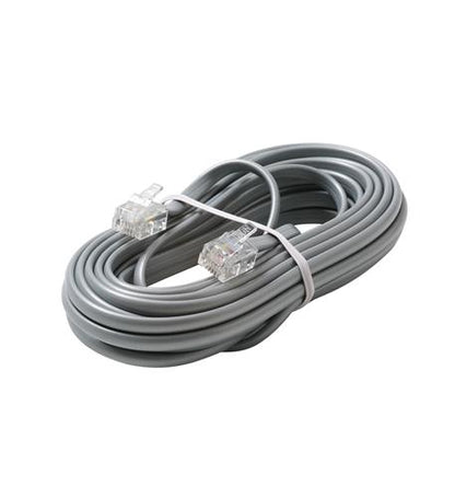 15ft 4C Modular Flat Telephone Line Cord