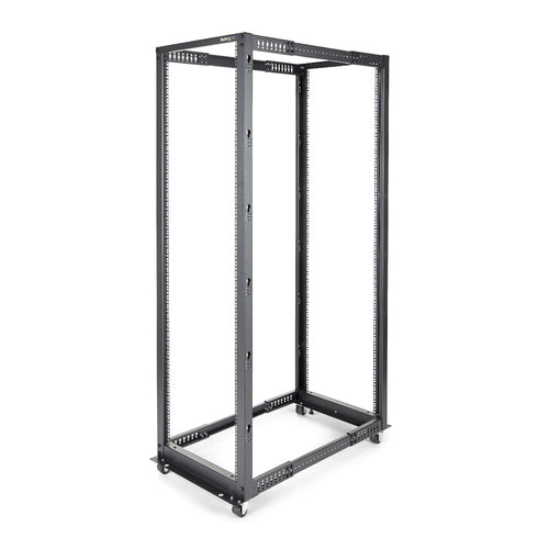 4 POST OPEN FRAME SERVER RACK NETWORK EQUIPMENT AV MEDIA RACK