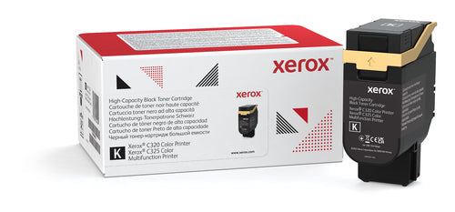 XEROX BLACK HIGH CAP TONER XEROX C325 CLR PRINTER USE  RETURN (006R04831)