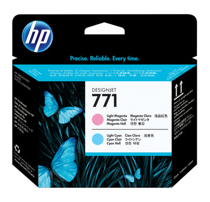NO 771 LIGHT MAGENTA AND LIGHT CYAN DESIGNJET PRINTHEAD