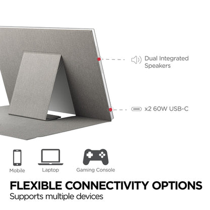 16IN PORTABLE IPS MONITOR WITH BUILT IN BATTERY AND WIRELESS CASTI