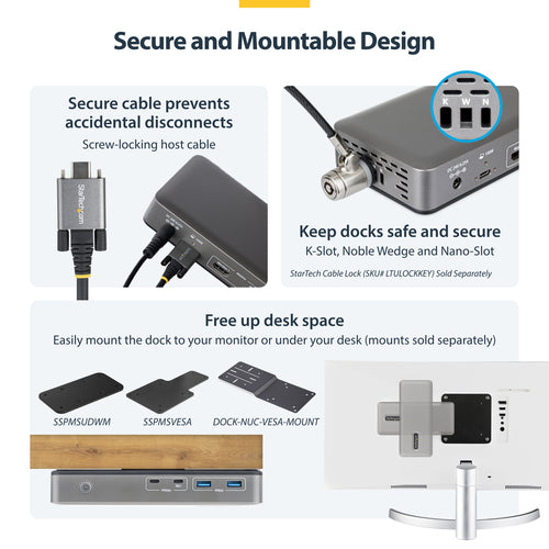 USB-C DOCKING STATION - DUAL-MONITOR HDMI 4K 60HZ