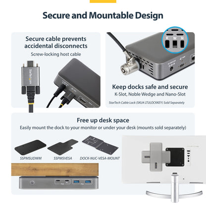 USB-C DOCKING STATION - DUAL-MONITOR HDMI 4K 60HZ