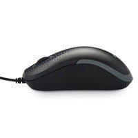 99790 USB BLACK SILENT CORDED HI RES ERGONOMIC OPTICAL MOUSE