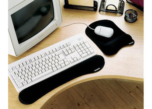 BLACK WRIST PILLOW KEYBOARD PAD