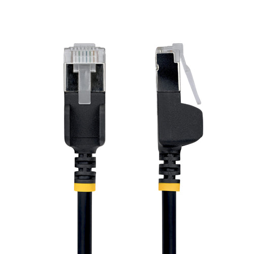 ULTRA SLIM CAT6A CABLE BLACK SLIM RJ45 FTP PATCH CABLE (N6APATSTP34BKS-10FT)