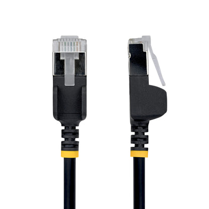 ULTRA SLIM CAT6A CABLE BLACK SLIM RJ45 FTP PATCH CABLE (N6APATSTP34BKS-6IN)