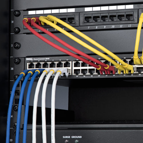 CAT6A ETHERNET CABLE - BLACK 10GBE S/FTP LSZH 100W POE