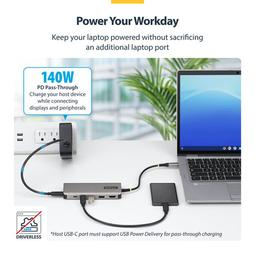 USB-C HDMI MULTIPORT HUB - 140W PD 4K 60HZ