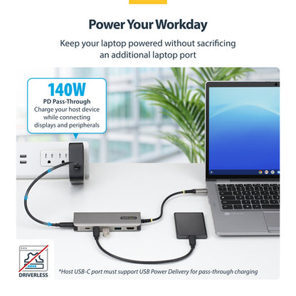 USB-C HDMI MULTIPORT HUB - 140W PD 4K 60HZ