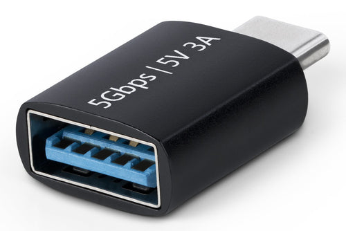 USB-C TO USB-A ADAPTER M/F USB 5GBPS COMPACT METAL HOUSING (USB31CAADGCP)