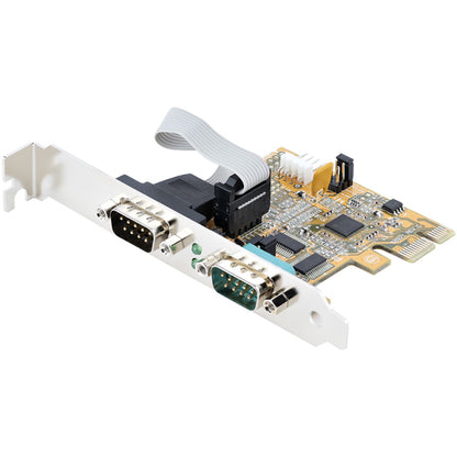 2 PORT PCI EXPRESS RS232 SERIAL ADAPTER CARD PCIE TO SERIAL DB9