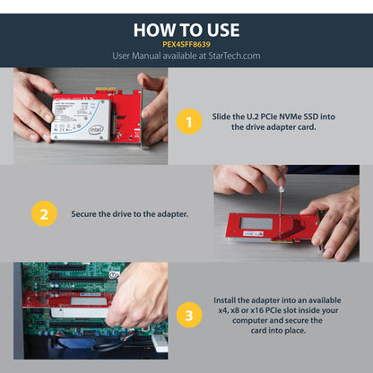 U.2 TO PCIE ADAPTER SFF 8639 U.2 NVME SSD PCIE SSD ADAPTER