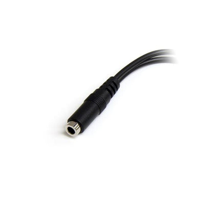 3.5MM AUDIO AND MICROPHONE HEAD SET SPLITTER ADAPTER 3PIN F/M (MUYHSFMM)