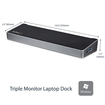 USB 3.0 DOCKING STATION UNIVERSAL TRIPLE MONITOR HDMI DP