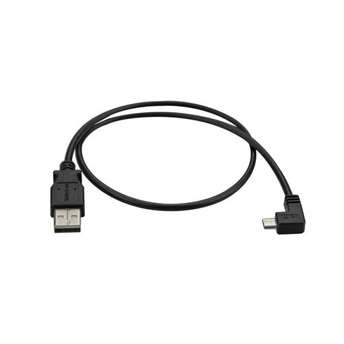 RIGHT ANGLE MICRO USB CABLE 1.5FT USB TO MICRO B CHARGING CORD