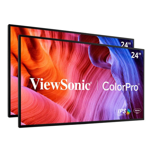 24IN COLORPRO 1080P DUAL PACK HEAD-ONLY IPS DOCKING MONITORS WITH