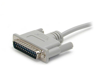 10FT CROSS WIRED SERIAL/NULL MODEM CABLE DB9F TO DB25M