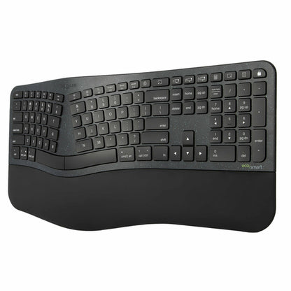 SUSTAINABLE ERGONOMIC ECOSMART KEYBOARD BLACK