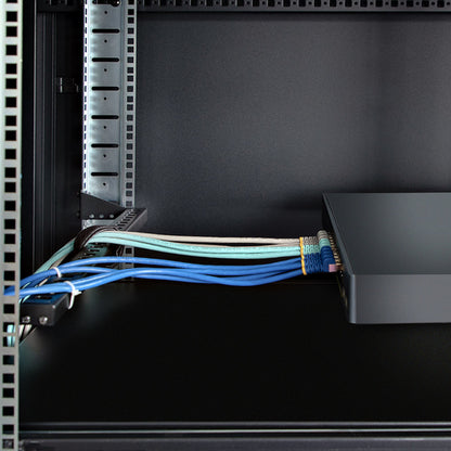 1U CABLE MANAGEMENT BAR - LACING GUIDE BAR FOR PATCH PANEL