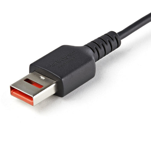 3FT SECURE CHARGING CABLE USB A USB-C USB DATA BLOCKER POWER CORD