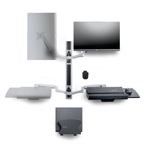 WALL MOUNT WORKSTATION - WITH DESKTOP PC WALL MOUNT-BRACKET