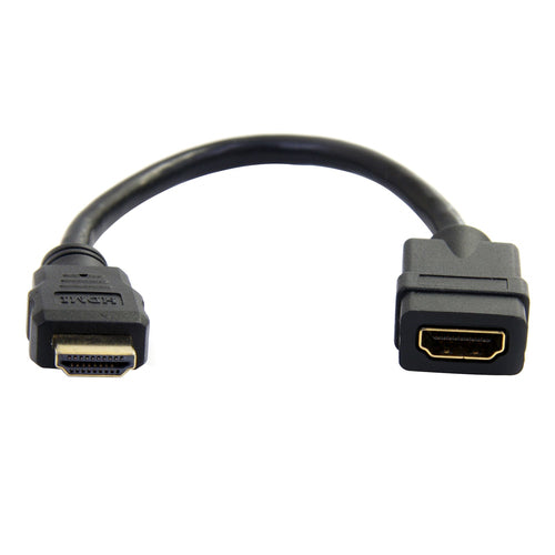 6IN HDMI EXTENSION CABLE MALE TO FEMALE HDMI EXTENDER CORD 4K UHD