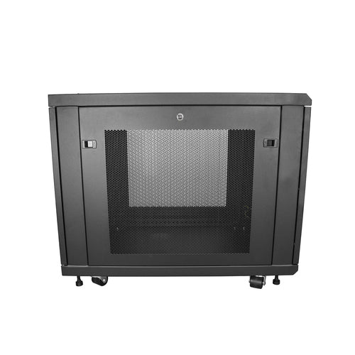 12U AV RACK CABINET 4 POST FLOOR STANDING IT CABINET ENCLOSURE