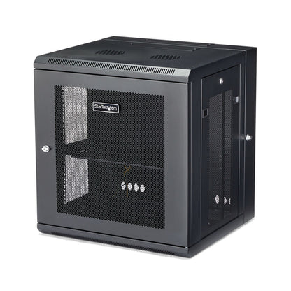 WALL MOUNT NETWORK CABINET 12U HINGED SERVER RACK ENCLOSURE