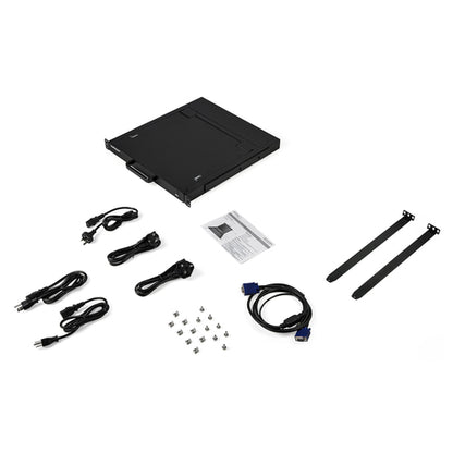 VGA RACKMOUNT KVM CONSOLE INTEGRATED LCD MONITOR KVM SWITCH