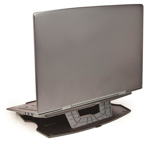 2 IN 1 LAPTOP STAND ADJUSTABLE ANGLED FOLDING TABLET DESK STAND