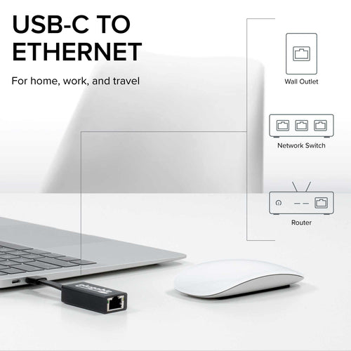 PLUGABLE USBC-TE1000 USB C TO ETHERNET ADAPTER