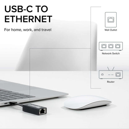 PLUGABLE USBC-TE1000 USB C TO ETHERNET ADAPTER