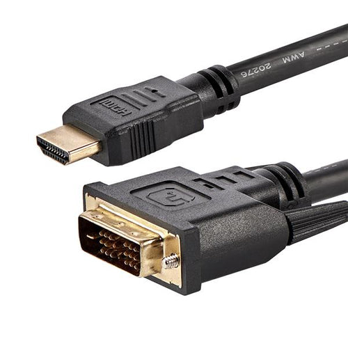 6FT HDMI TO DVI-D CABLE - M/M A/V HDMI TO DVI-D ADAPTER CABLE