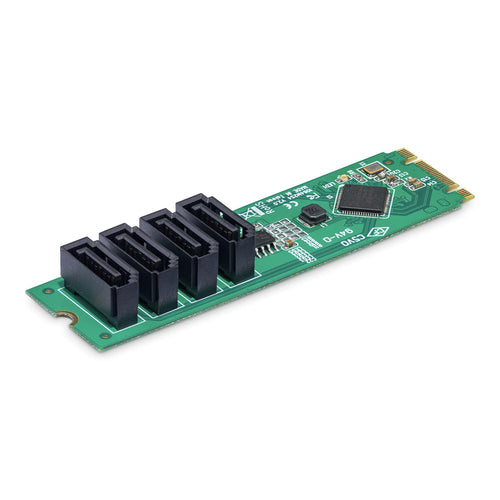 4-PORT M.2 TO SATA ADAPTER - M.2 PCIE 3.0 TO SATA EXPANSION CARD