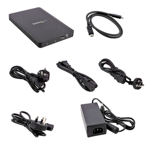 THUNDERBOLT 3 NVME ENCLOSURE 4BAY TB3 TO M.2 PCIE NVME SSD DRIVE