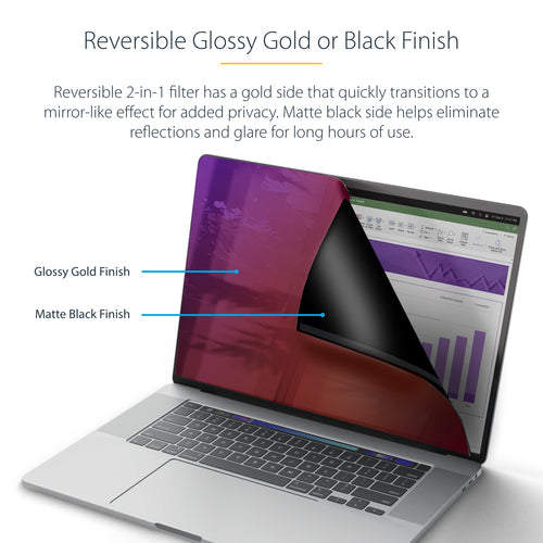 14IN MACBOOK PRIVACY SCREEN - GOLD PRIVACY FILTER/SECURITY SHIELD